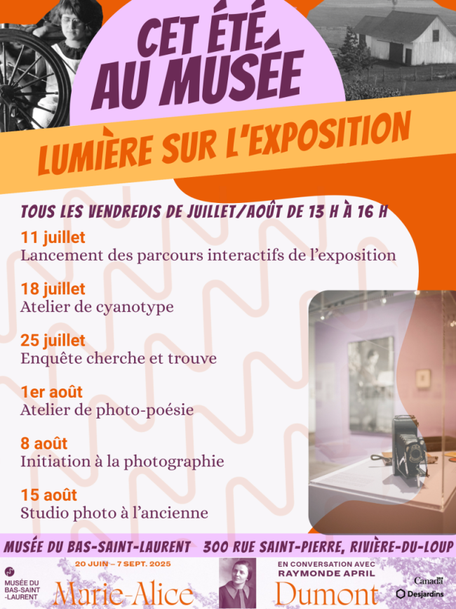 Lumière sur l'exposition