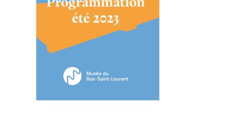 programmation estivale 2023