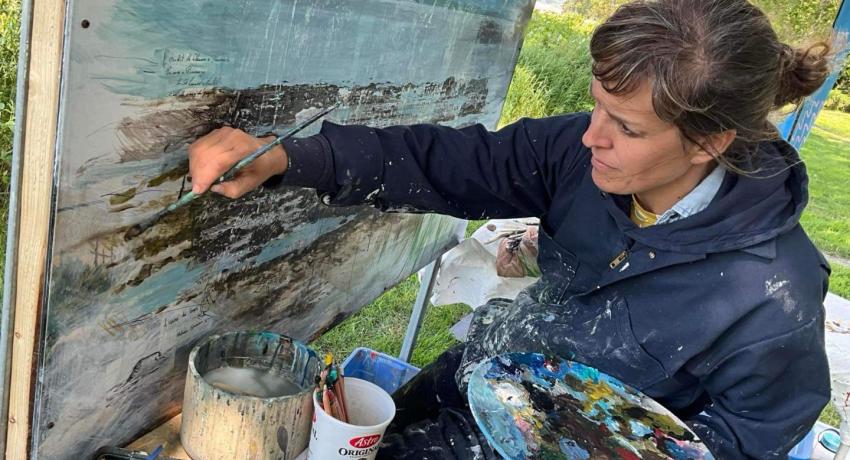 Chloé Giroux-Bertrand, Fleuve à colorier